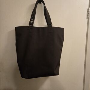 Gap Dark Brown Tote Bag with inside Pockets